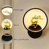 Dropming™ Golden Deer LED Wall Lamp | Luxury LED Wall Light (3 Color Modes)