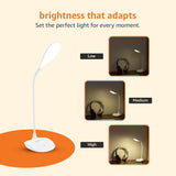 Rechargeable LED Table Lamp | 36 LEDs, 360° Adjustable Brightness