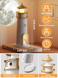 Lighthouse Moon & Galaxy Projection Lamp | USB Rechargeable & Remote Control