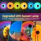 16-Color Sunset Projection Lamp | 360° Rotating, Remote Control & HD Crystal Lens