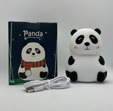 Panda LED Night Lamp | 7-Color Rechargeable Baby-Safe Silicone Light