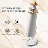 Lighthouse Moon &amp; Galaxy Projection Lamp | USB Rechargeable &amp; Remote Control