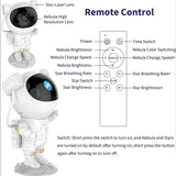 Astronaut Galaxy Projector | 360° Rotating Star &amp; Nebula Night Light