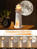 Lighthouse Moon &amp; Galaxy Projection Lamp | USB Rechargeable &amp; Remote Control
