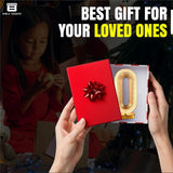 Oval Crystal Touch Lamp | USB Rechargeable Gold Table &amp; Bedside Light