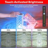 Astronaut Crystal Galaxy Lamp | 16-Color Rechargeable Table Light