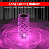 Astronaut Crystal Galaxy Lamp | 16-Color Rechargeable Table Light